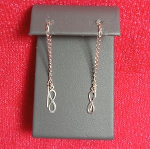 Jewelry sterling 925 Hot Earrings Hook Fashion Drop Sterling Women's Long Dangle